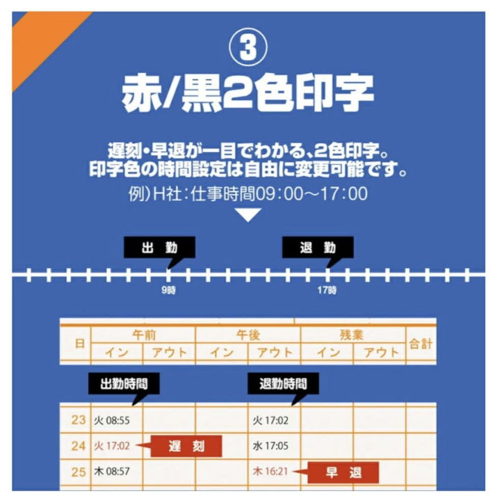 タイムレコーダー/タイムカードTOKAIZ TR-001s