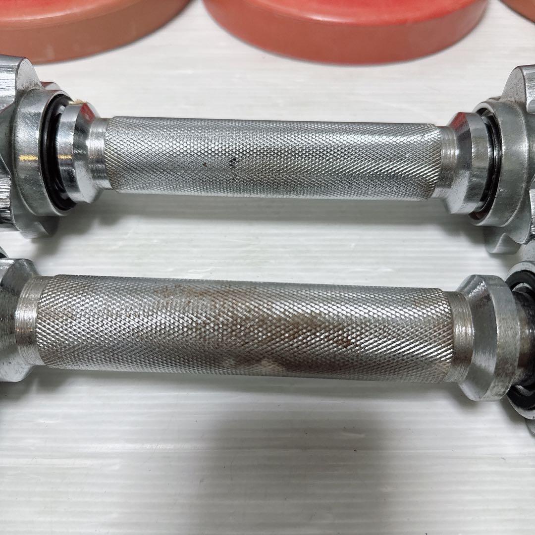 iROTEC ラバーダンベル40KGセット 片手20KG×2 直接引き取り大歓迎