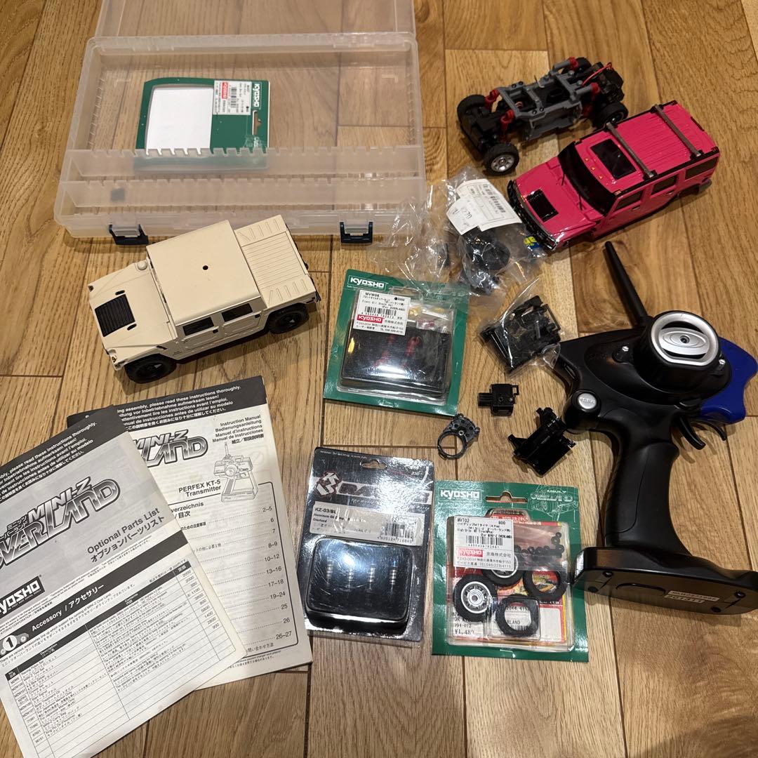 激レア　ミニッツ　HUMMER H1 サンドベージュ　送信機セット　おまけ付