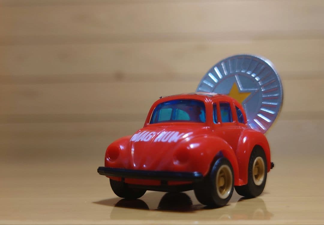 チョロＱタカラ ゼロヨンQ太マグナム号(屋根シール付)＆特製中古品セット