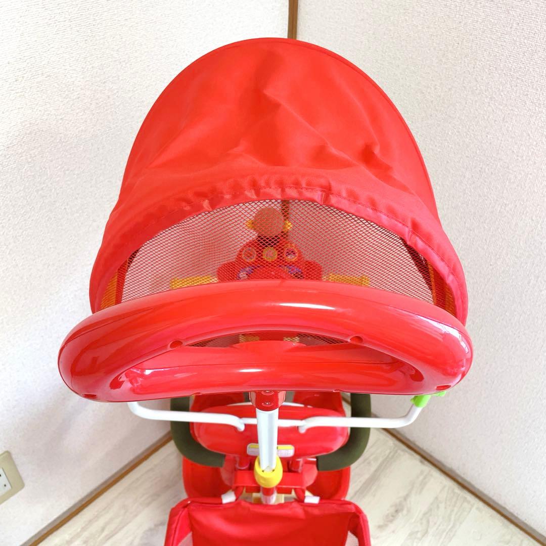 美品 エム・アンド・エム それいけ！アンパンマン デラックスII 三輪車 レッド