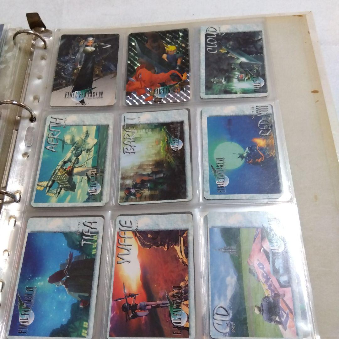 ファイナルファンタジーⅢ Ⅳ Ⅵ Ⅶ Ⅸ　バインダー　カードダスマスターズ