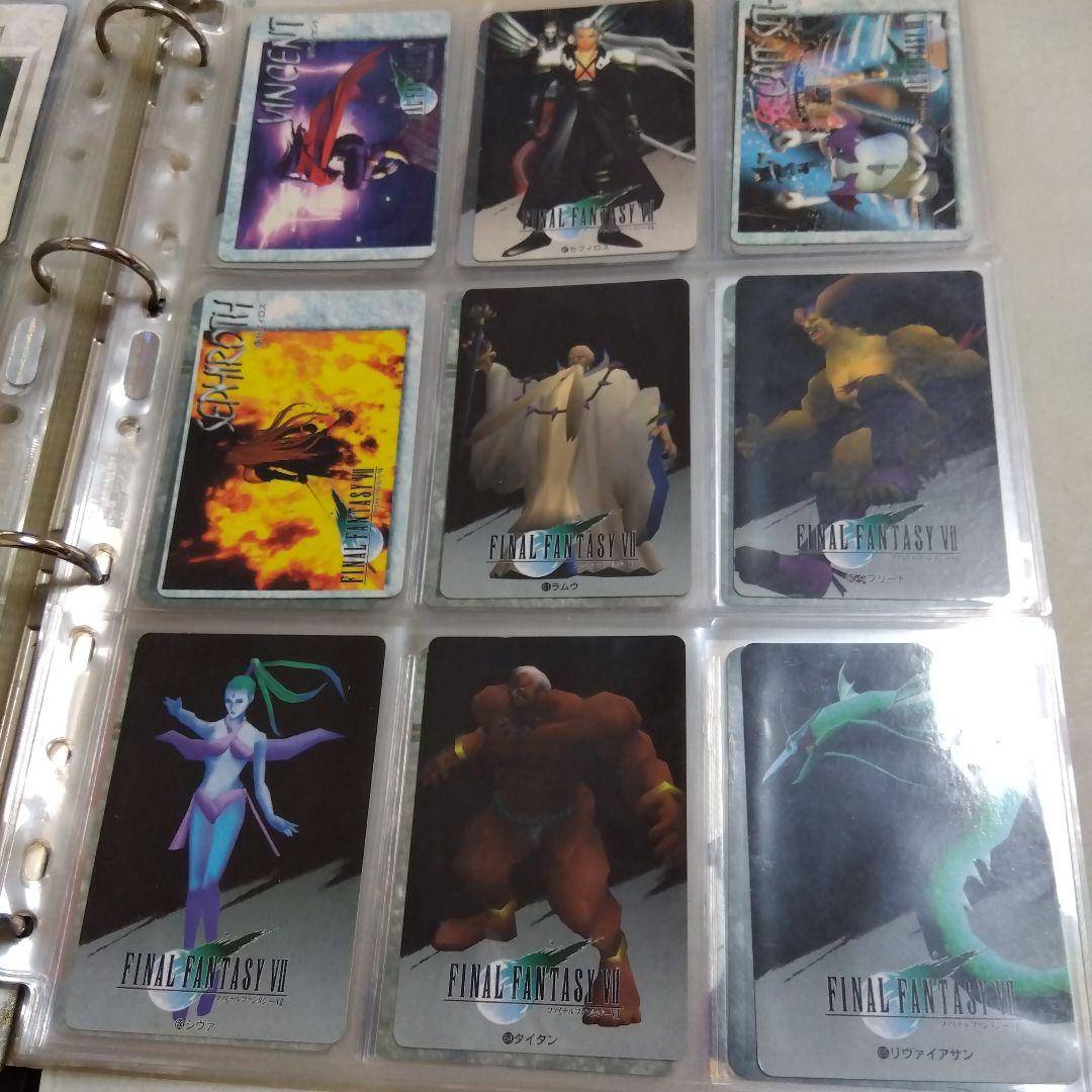ファイナルファンタジーⅢ Ⅳ Ⅵ Ⅶ Ⅸ　バインダー　カードダスマスターズ