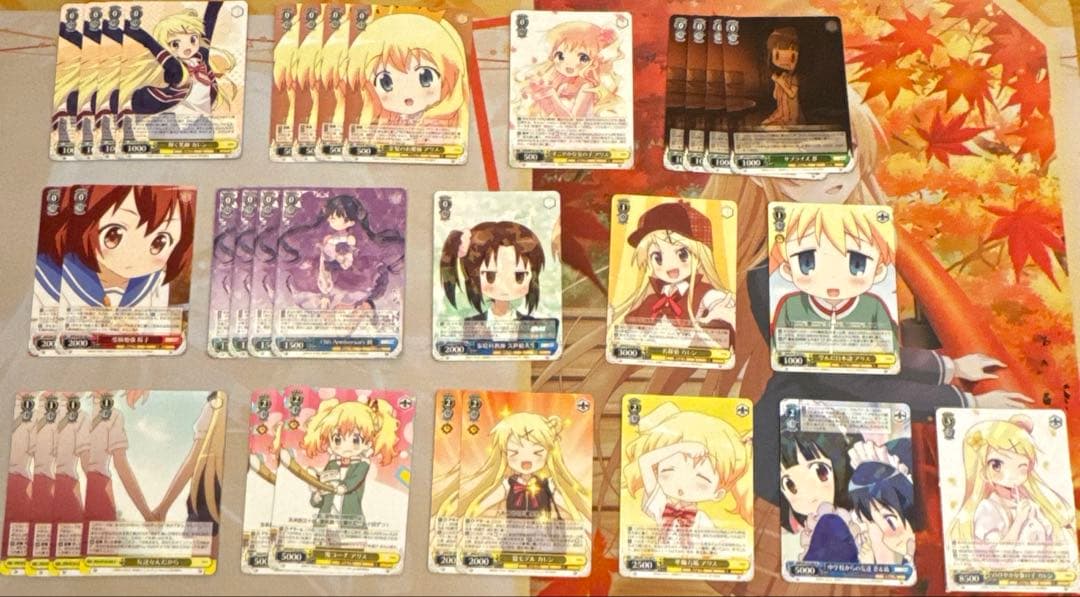 ヴァイスシュヴァルツ きんいろモザイク 8枝デッキ+α