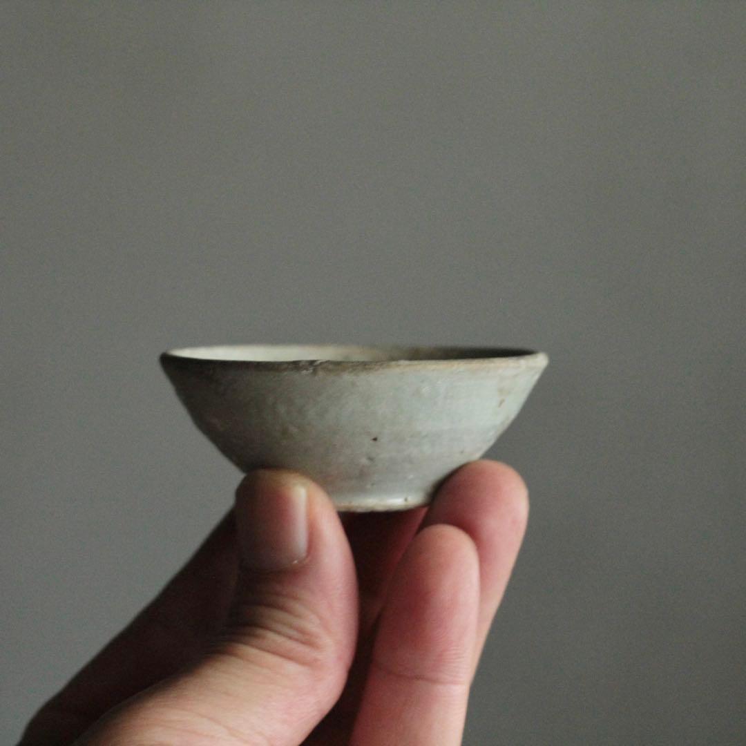 李朝 白磁 盃 ぐい呑み 古道具 古美術 朝鮮美術