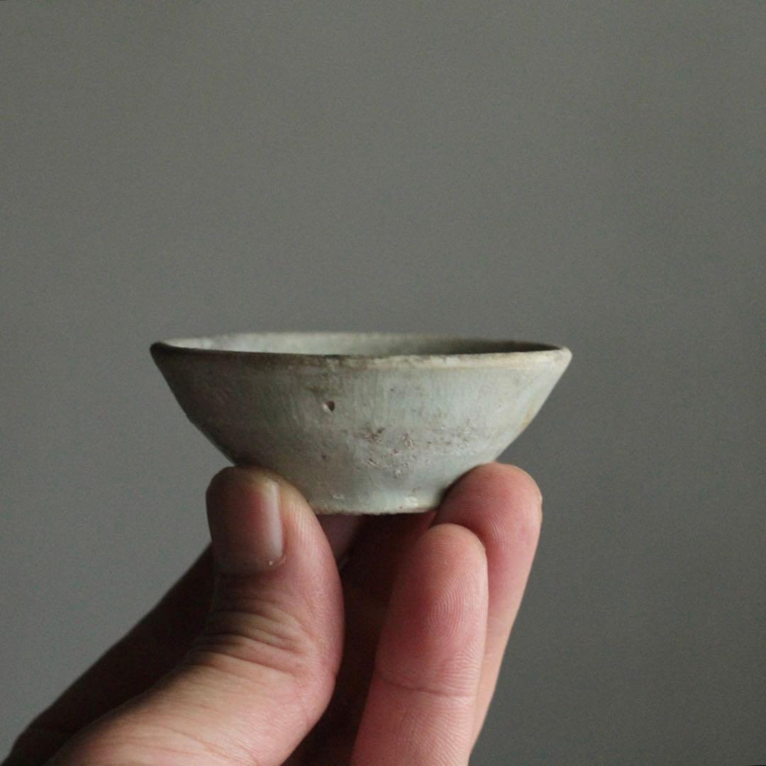 李朝 白磁 盃 ぐい呑み 古道具 古美術 朝鮮美術
