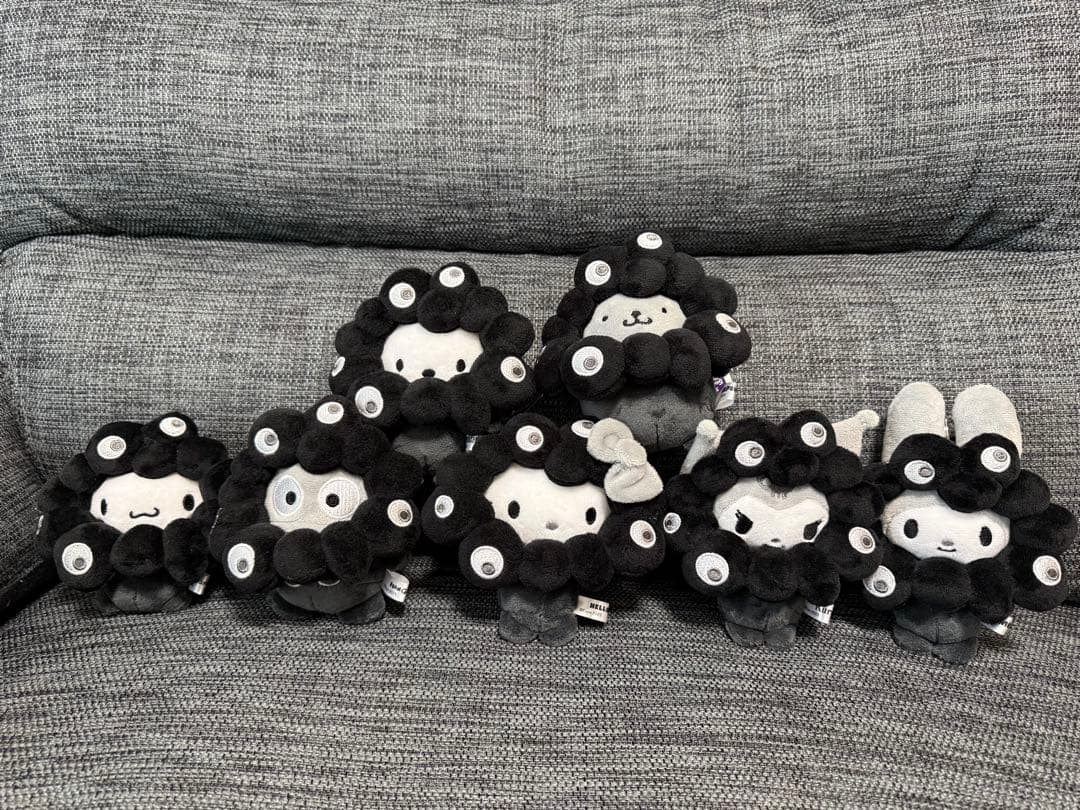 サンリオ ミャクミャク 黒 推しカラー カラビナ ぬいぐるみBC 全14種セット