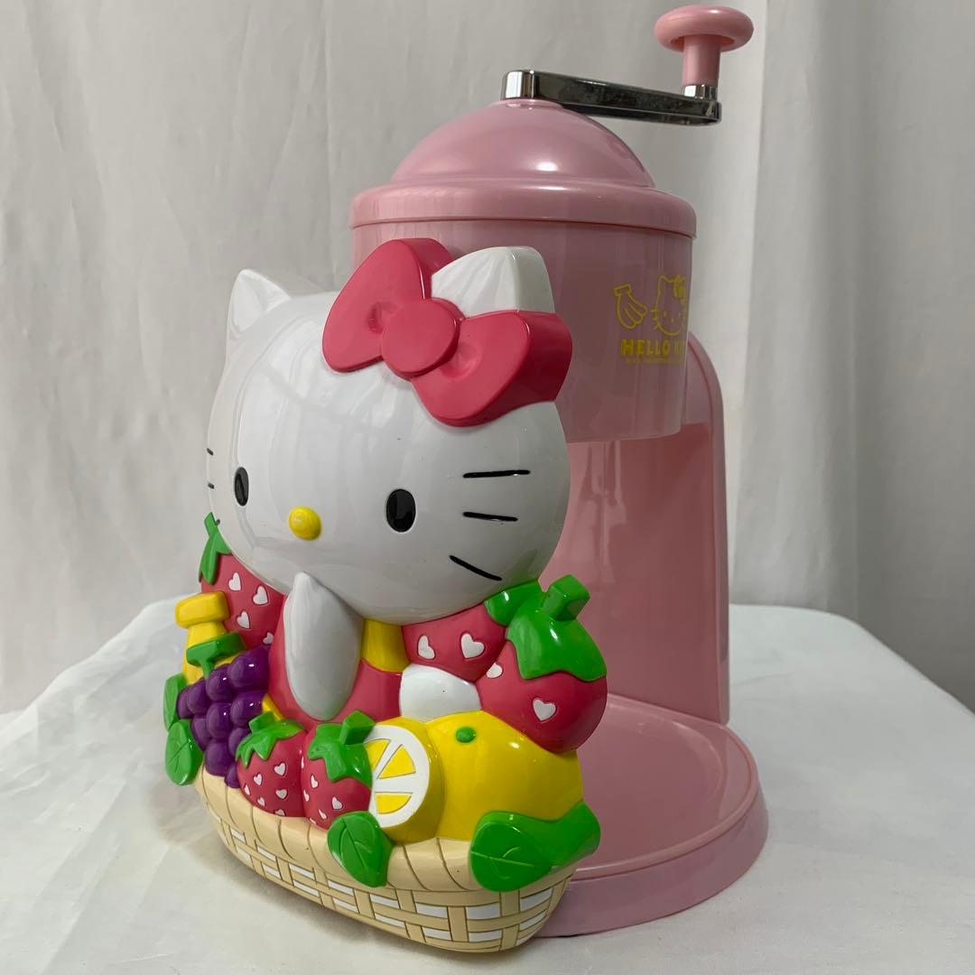 希少】HELLO KITTY 手動かき氷器 箱付 サンリオ 2005 当時物