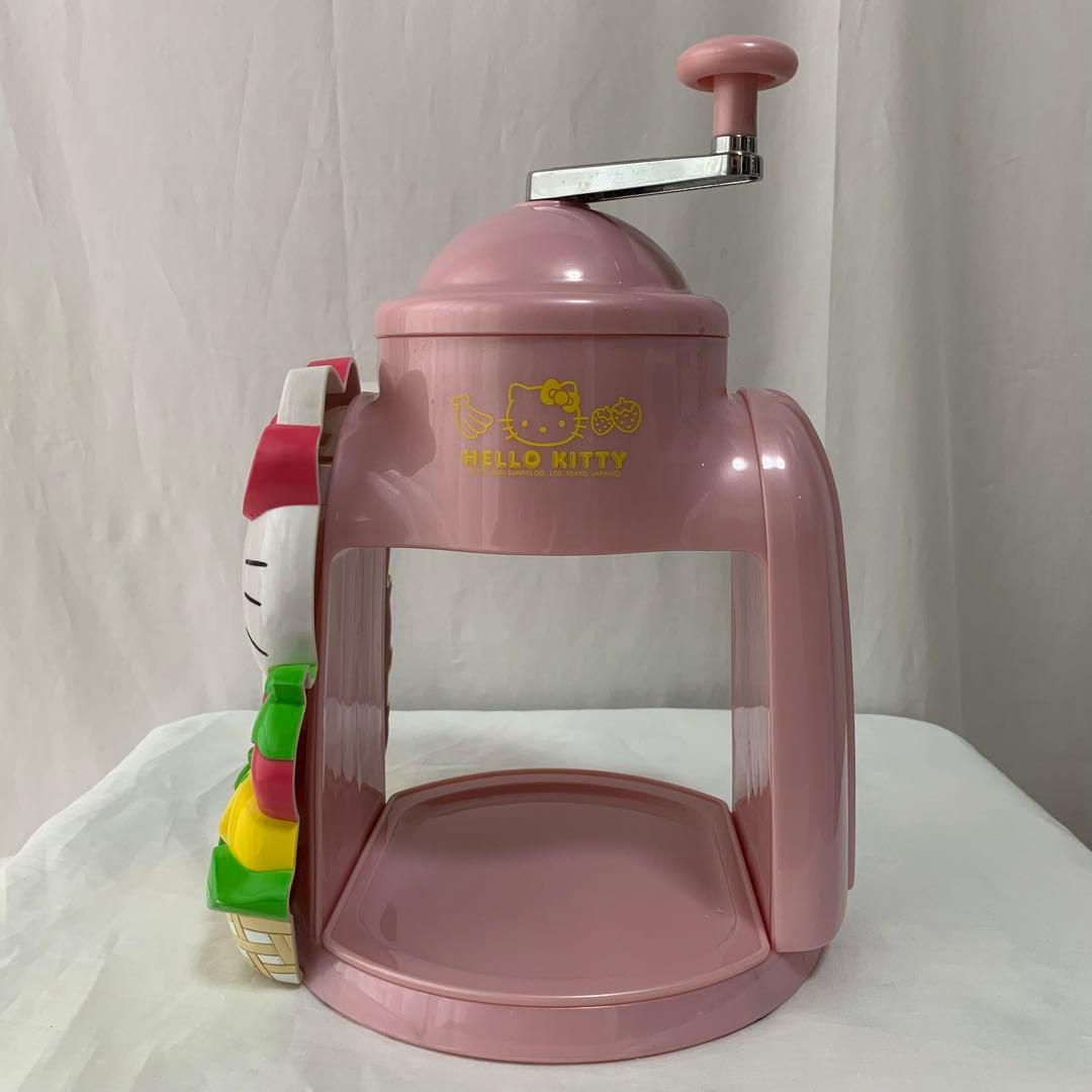希少】HELLO KITTY 手動かき氷器 箱付 サンリオ 2005 当時物