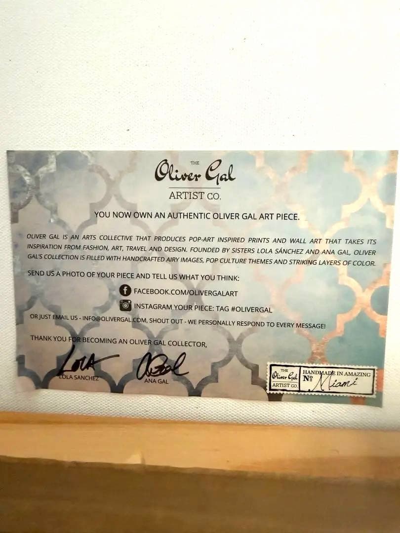 キャンバスアート大 約61cm x 約41cm