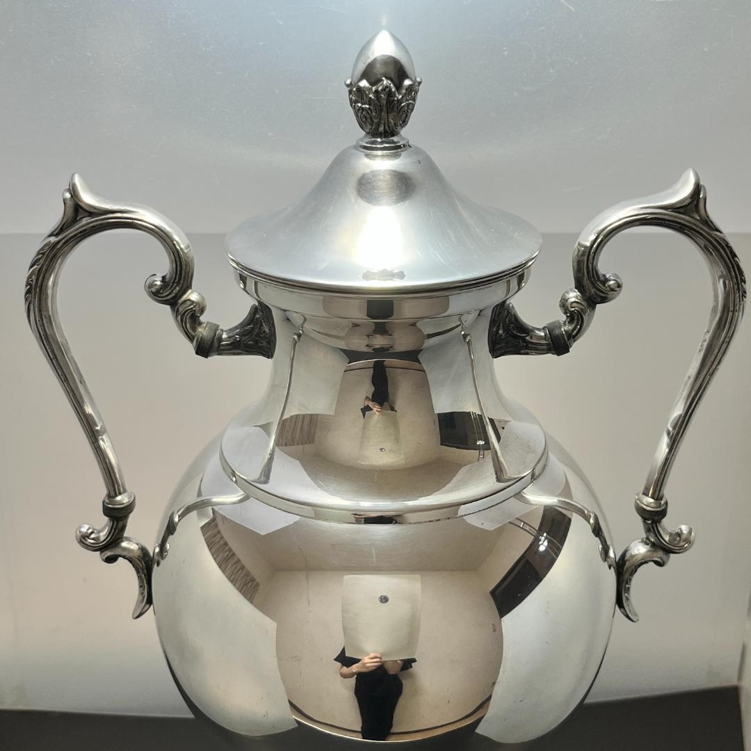 【Sheridan】 ビクトリアンのサモワール 【シルバープレート】 大型