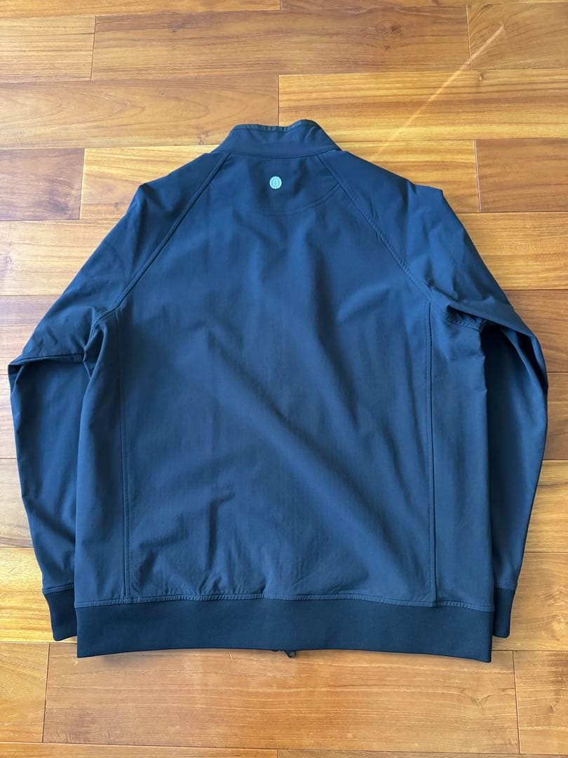 24AW ブリーフィングゴルフ　ストームフリースブルゾン黒L