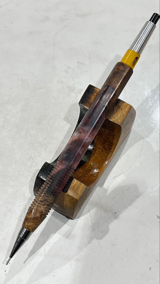 ぢゆ　pg5 ハイブリッドウッド9-9赤　六角軸　スリット加工