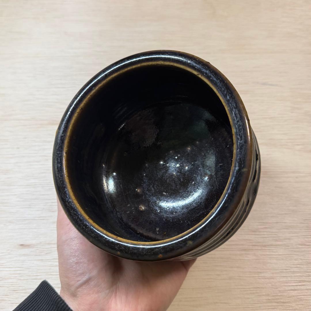 古瀬戸 美濃 拳骨茶碗 大茶碗 香炉 江戸時代 古美術 骨董 民藝 茶道具 志野