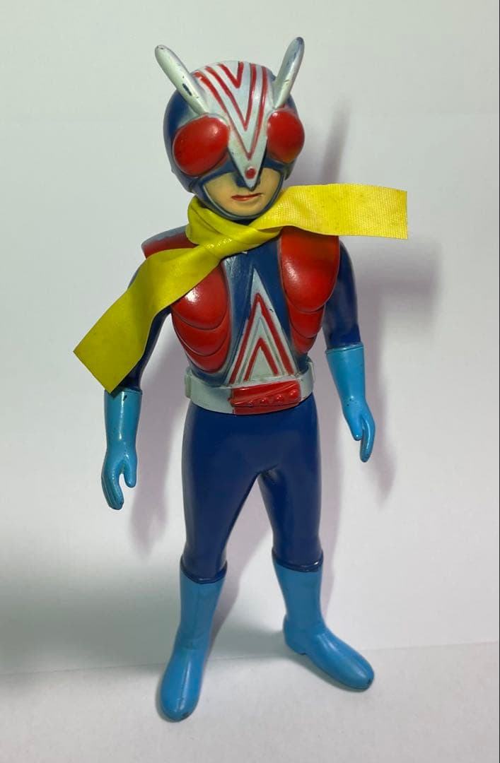 【当時物】ポピー ライダーマン 15cm ミニソフビ