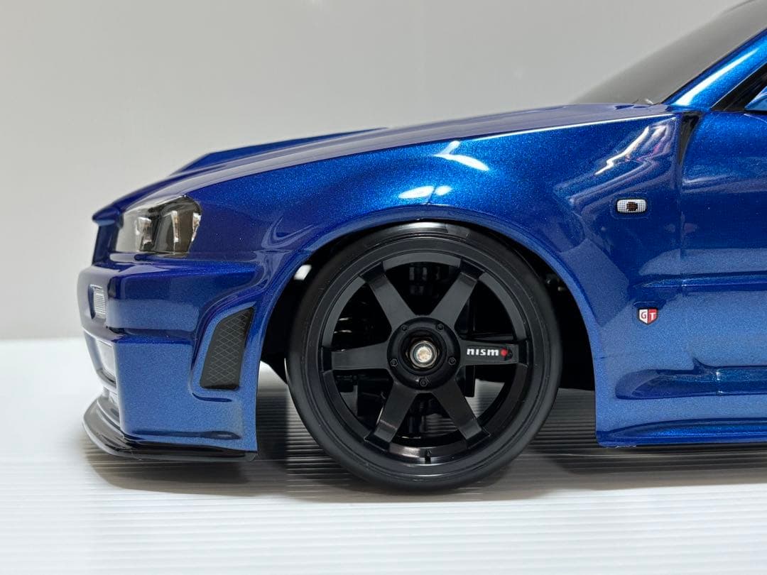 【未走行】タミヤ TT-02 メカ無し ＋ R34 GT-Rボディー