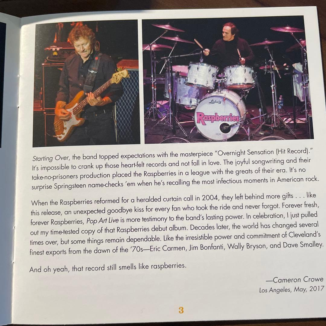 AOR 二枚組CD Raspberries POP ART Live