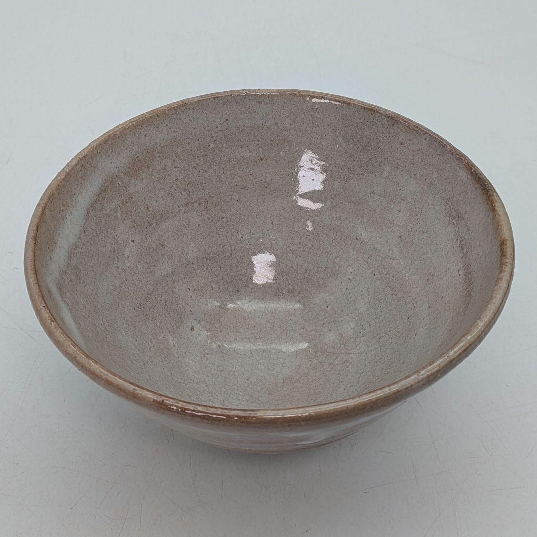 山口県指定無形文化財保持者 波多野善蔵 萩焼 茶盌 共箱（四方桟盛蓋）共布栞