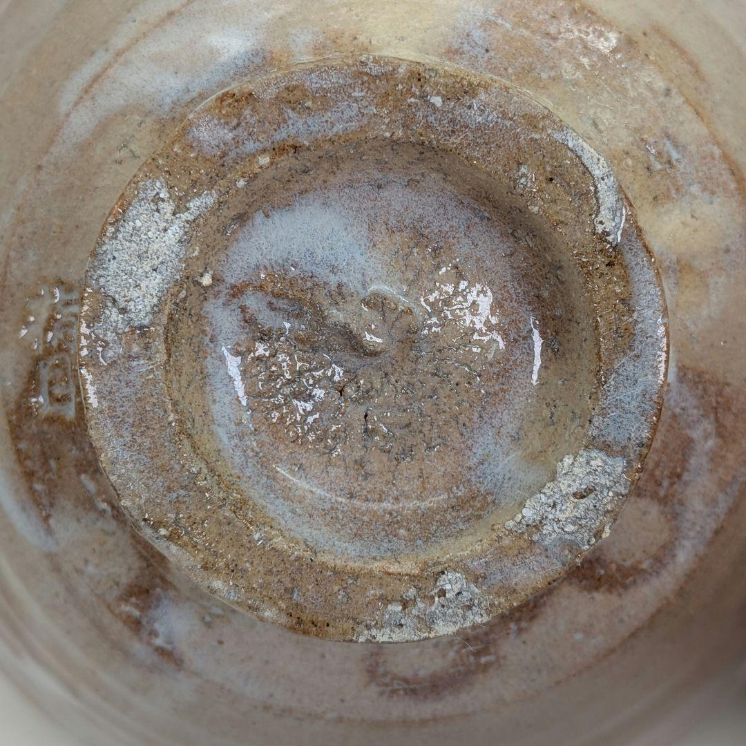 山口県指定無形文化財保持者 波多野善蔵 萩焼 茶盌 共箱（四方桟盛蓋）共布栞