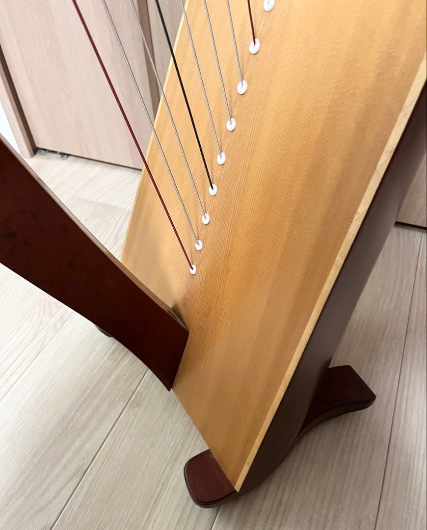 Salvi MIA 34弦 レバーハープ アイリッシュハープ チューナー&カバー