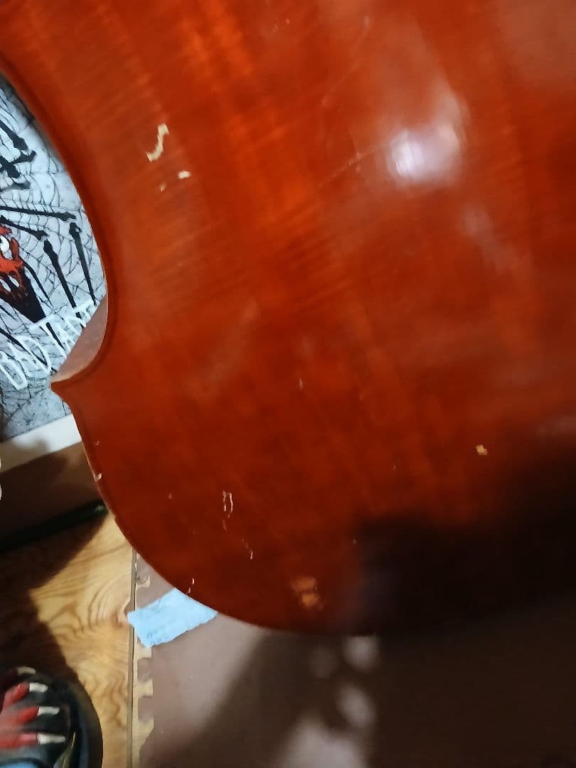 現地取りに来てくれる方のみsuzuki ウッドベースコントラバス 使用感あり