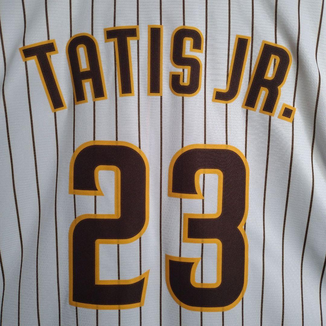 ナイキ★MLB パドレス タティス.Jr ユニホーム ゲームシャツ ホーム L