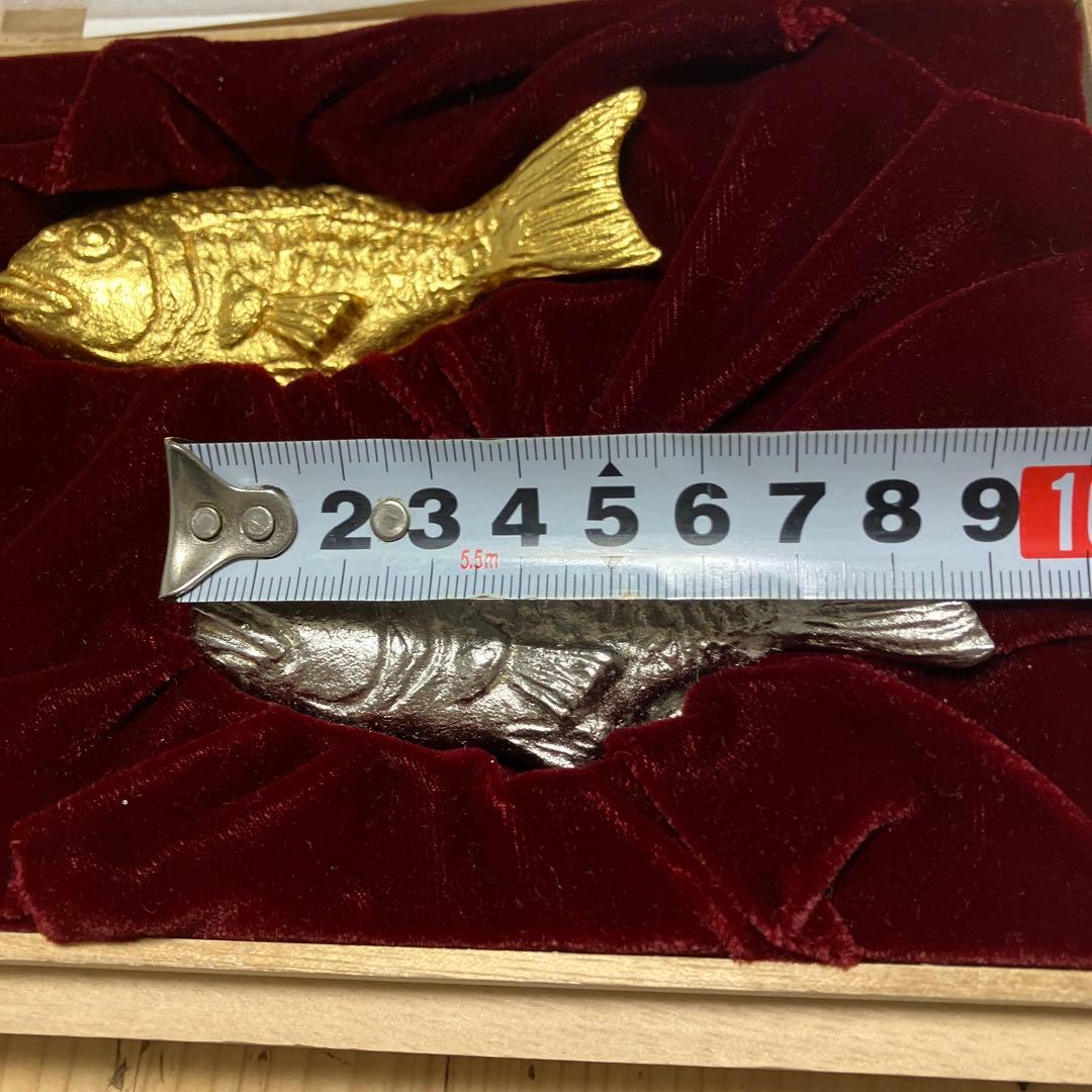 富永直樹　金属工芸　鯉　縁起物　お正月