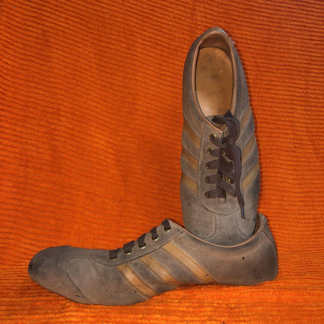 adidas アディダス　スニーカー　タバコ　スウェード　キット　バナナ