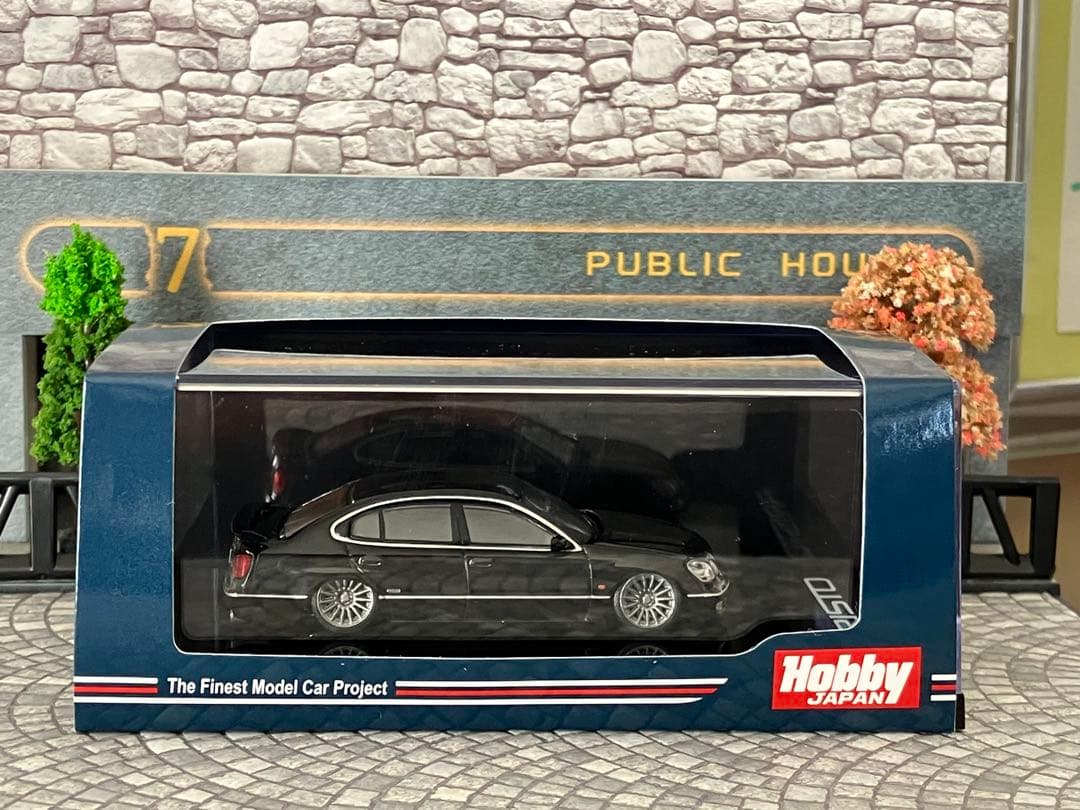 トヨタ　アリスト　改造　1/64 ミニカー　新車　改造