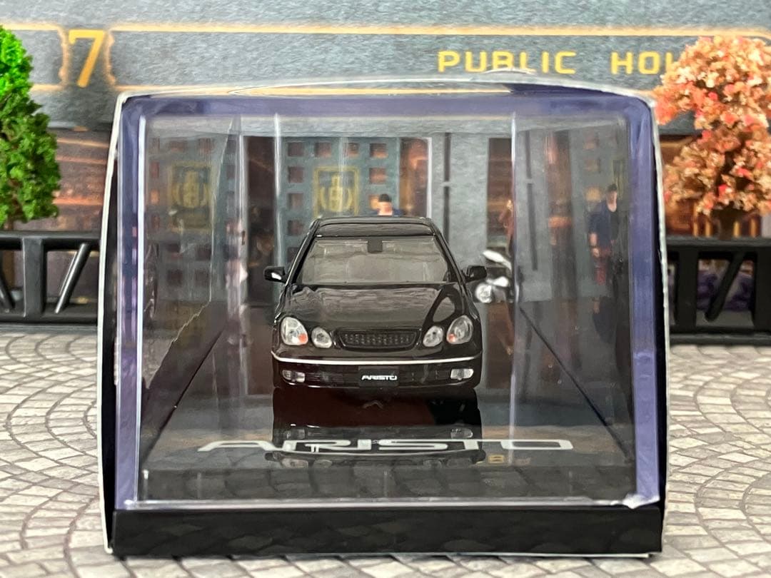 トヨタ　アリスト　改造　1/64 ミニカー　新車　改造