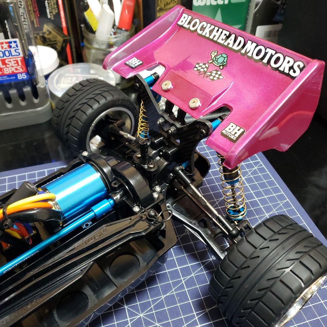 タミヤ　TT02B　ネオスコーチャー カスタム　未走行　メカ、送受信機セット