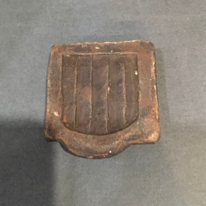 古　赤膚焼　お福香合