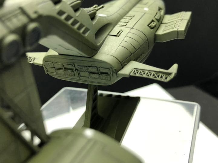 旧キット　シャア専用ムサイ　ファルメル　完成品