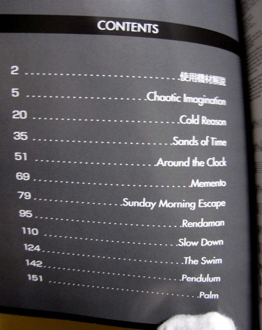 Nothing's Carved In Stone バンドスコア 初版 良品