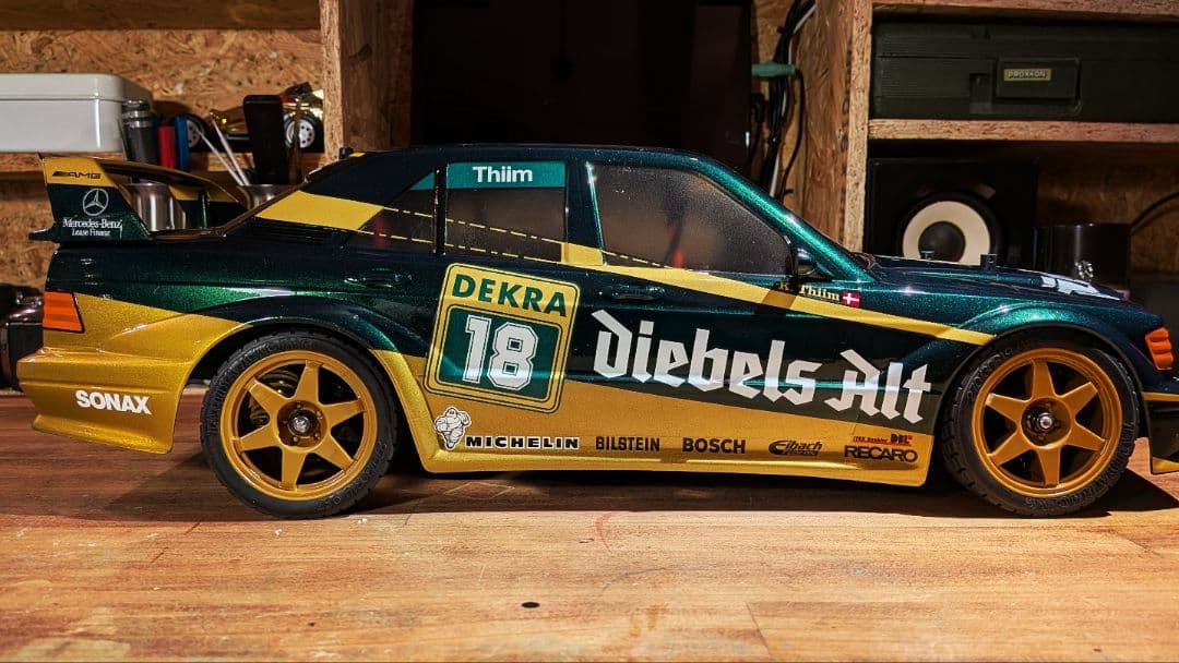 タミヤ　メルセデスベンツ190E Diebels Alt　BT-01フルセット