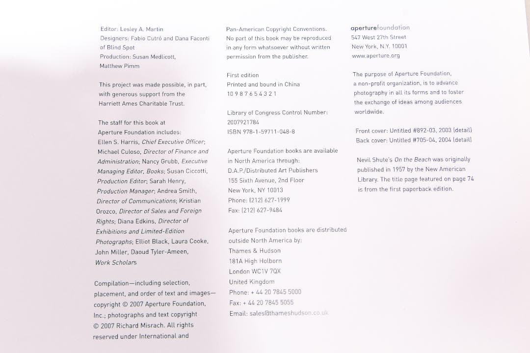 アート・デザイン・音楽 Richard Misrach on the beach