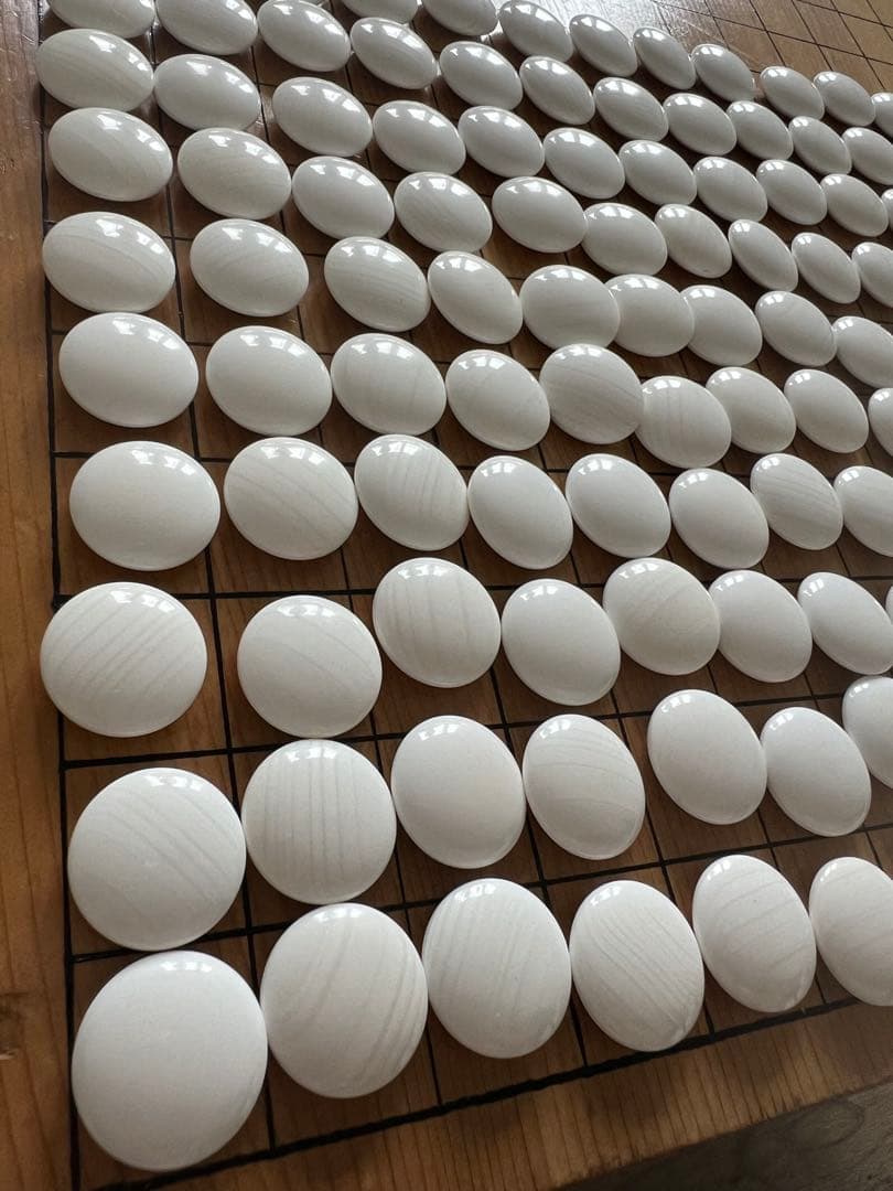 木製囲碁セット 黒白石付き