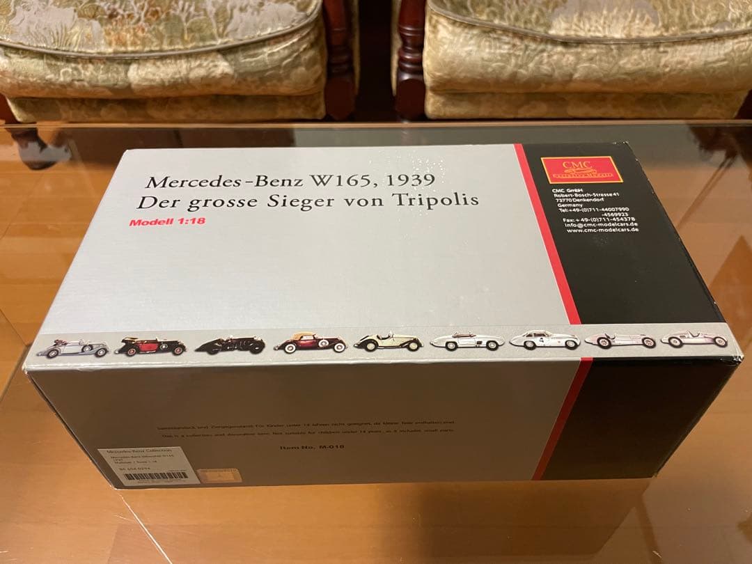 価格変更1/18 CMC メルセデス・ベンツW165 1939年 未展示品