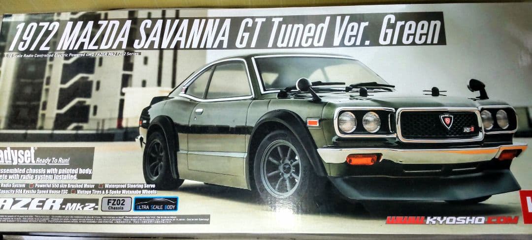 T*2様 京商1/10 フェーザーmk2 マツダサバンナRX3 美品