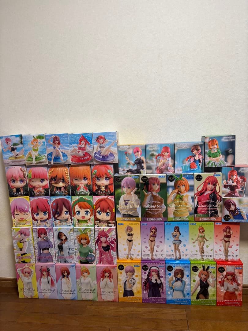 五等分の花嫁　プライズ　フィギュア　まとめ売り