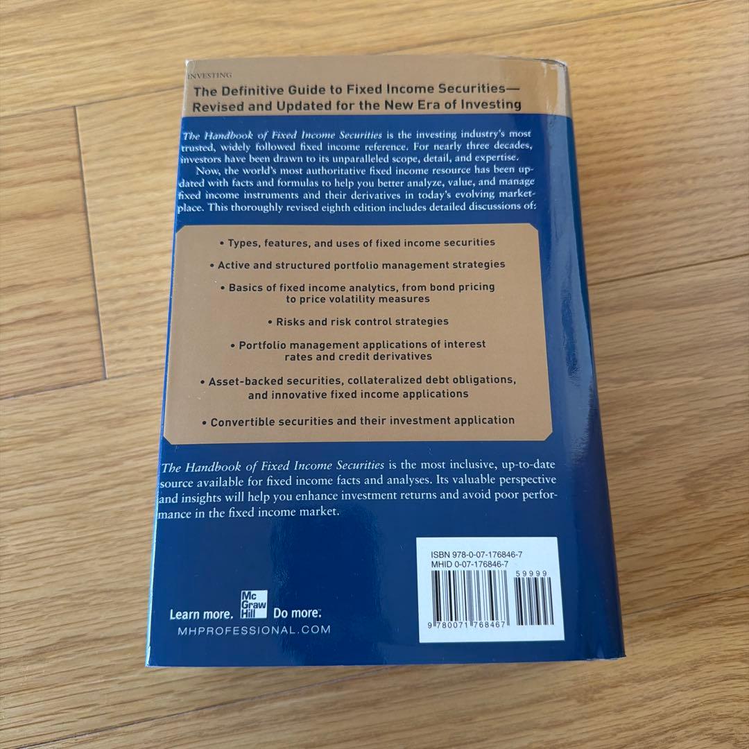 ビジネス・経済 THE HANDBOOK OF FIXED INCOME SECURITIES
