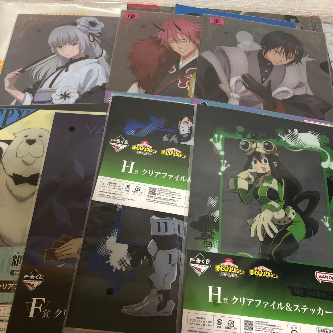 クリアファイル　大量　まとめ売り　アニメ　キャラクター