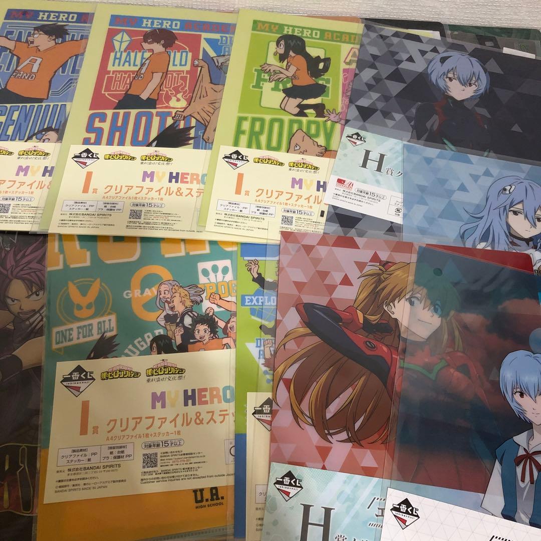 クリアファイル　大量　まとめ売り　アニメ　キャラクター