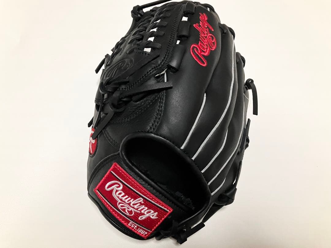 稀少左利き【右手着用】ローリングス 軟式野球 /ソフトボール兼用グラブ 成人用