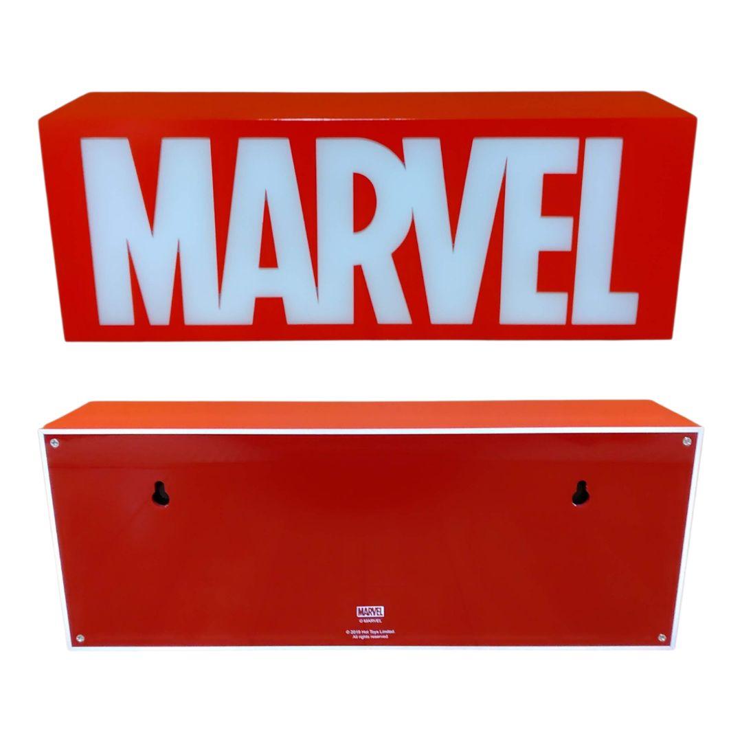 【ほぼ未使用】ホットトイズ　マーベルスタジオ　10周年記念ロゴライトボックス