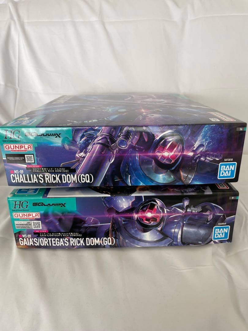 HG MS-09 リック・ドム シャリア・ブル/ガイア・オルテガ機2体セット