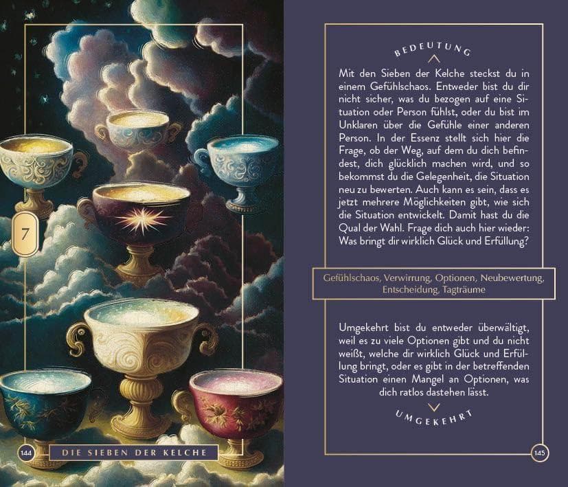 【正規品タロットカード】ドイツの入手困難デッキ✨心と魂に触れるタロット✨金縁