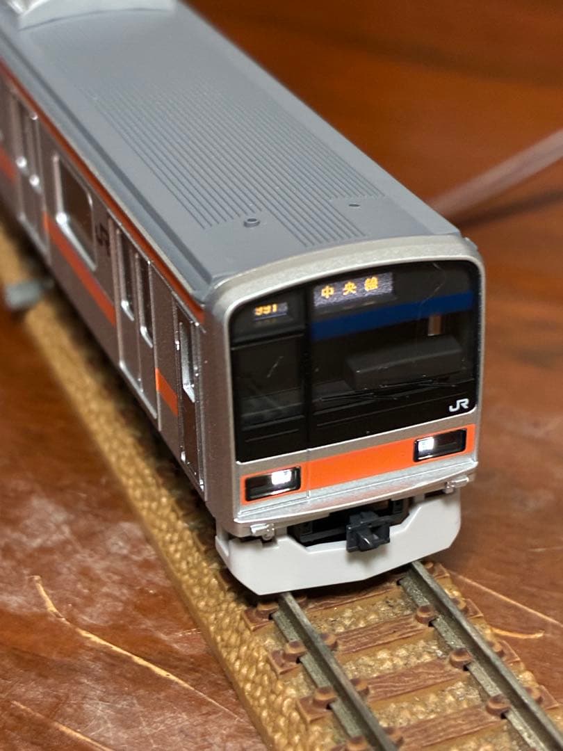 中央快速線209系1000番台6両　tomix ライト点灯動力動作確認済