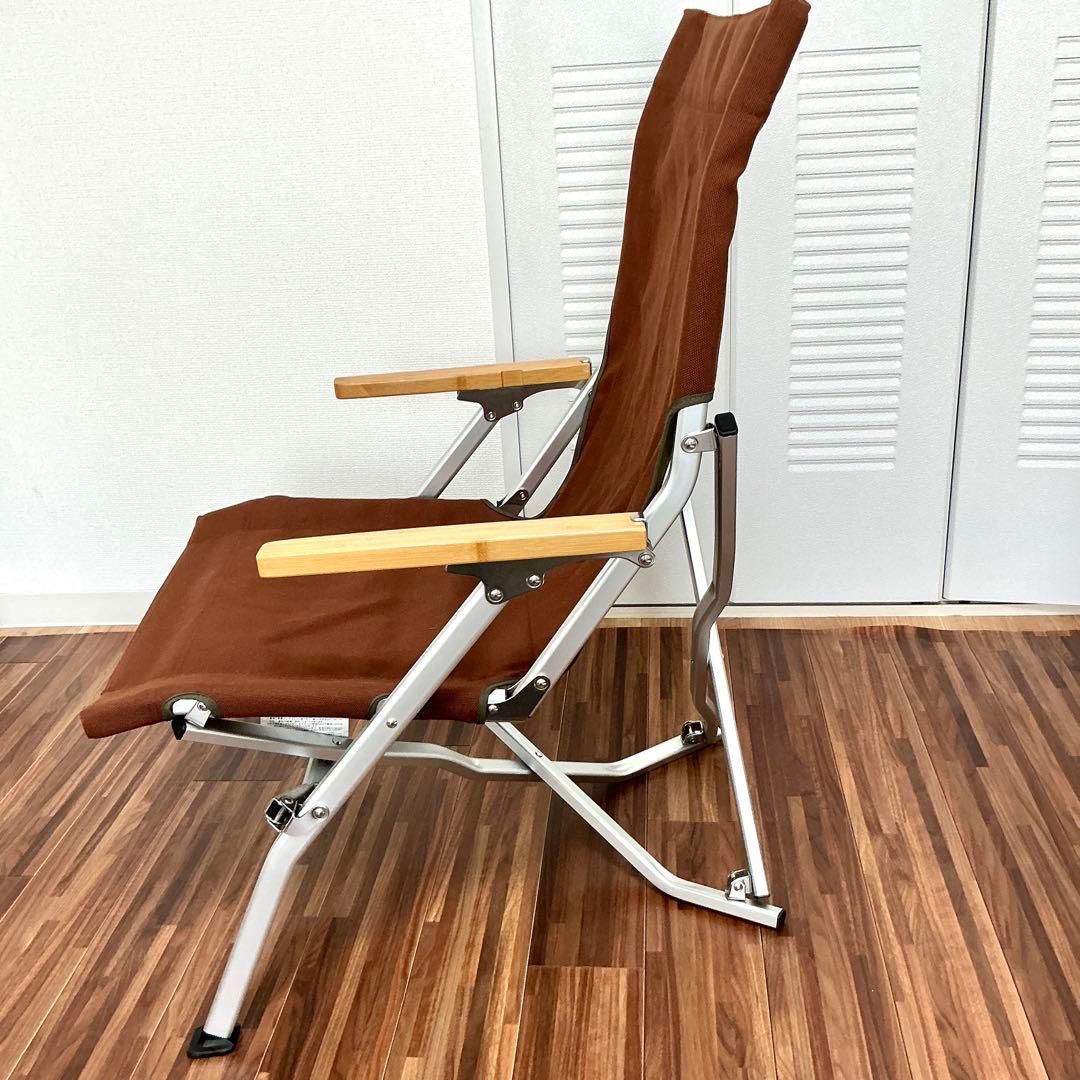  peak 折りたたみチェア ローチェア30 ブラウン