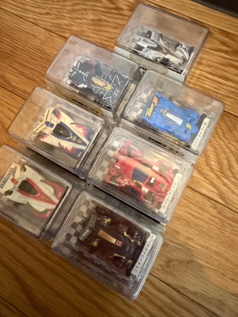 爆走兄弟レッツ&ゴー！ミニ四駆コレクション　レイスティンガー　当時物　７個セット